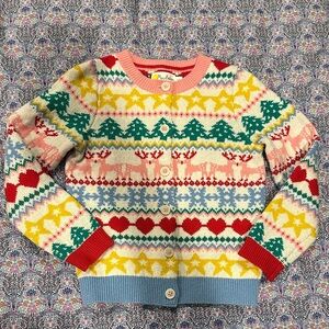 Mini Boden Colorful Patterned  Sweater